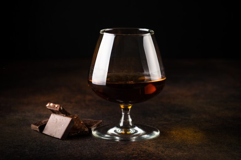 Cognac or brandy and chocolate